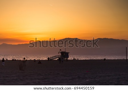 LA Sunset Golden Hour