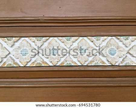 color pattern sculptured wood, abstract native art texture background