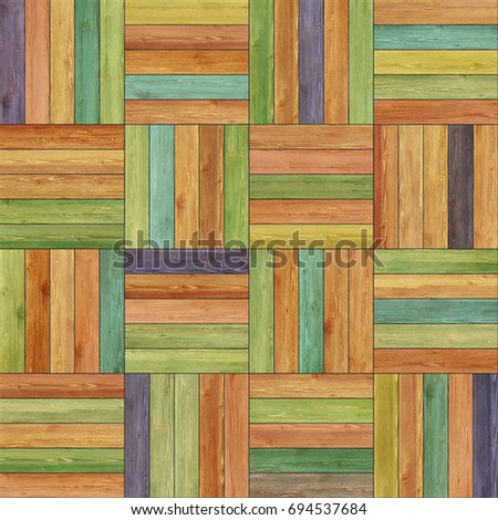 Seamless wood parquet texture (basket clip-art)