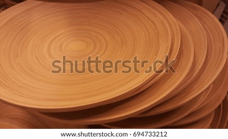 wooden plates in stock