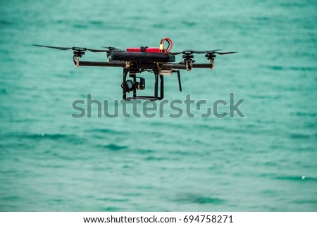 Drone in the air