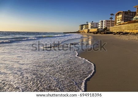 Windansea Pacific Ocean Beach Front in La Jolla north of San Diego California