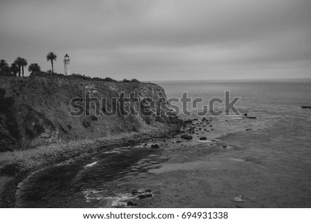 California Cliff with Lighthouse