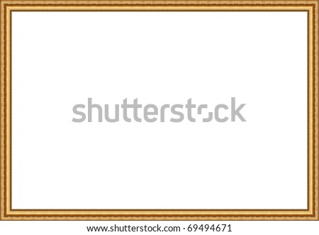 Picture frame isolated
