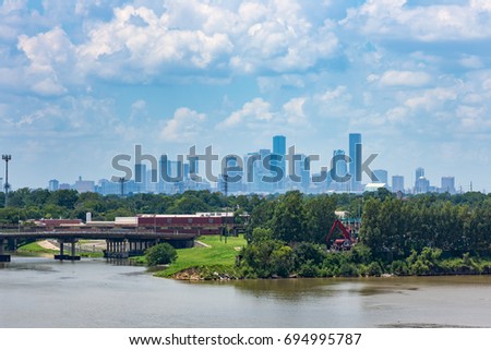 Houston, Texas. View from docks
