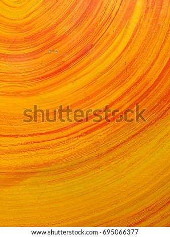 pattern background : orange spiral pattern as background taken from top