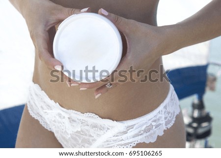 Cream hair removal bikini sugaring epilation