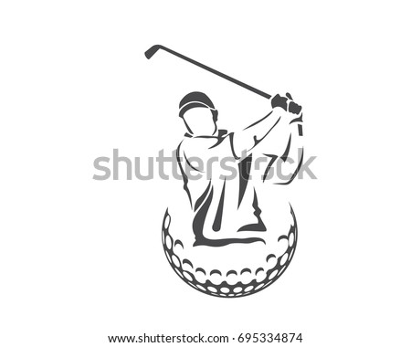Modern Golf Logo - Professional Golfer Association