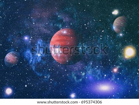 Planet - Elements of this Image Furnished by NASA

