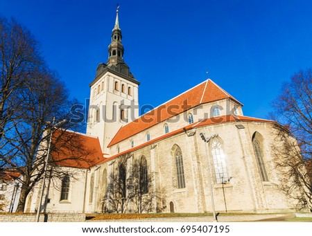 Niguliste church in Tallinn, Estonia