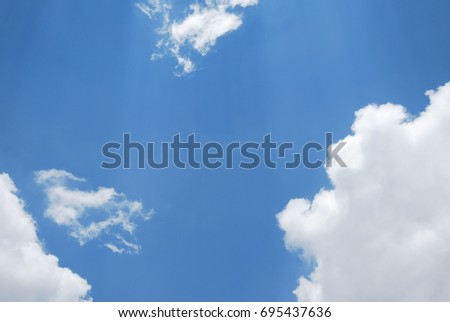 Blue sky Royalty-Free Stock Photo #695437636