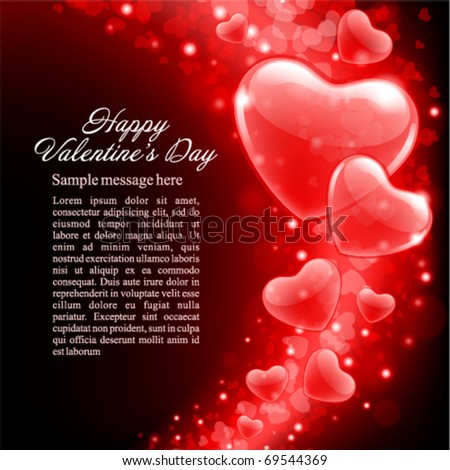 Valentine's day or Wedding vector background