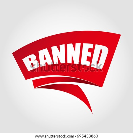 Banned labels banners