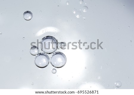 bubbles oil abstract background