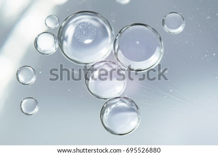 clear bubble abstract background Royalty-Free Stock Photo #695526880