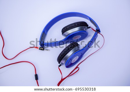 Headphones Isolated on White Background