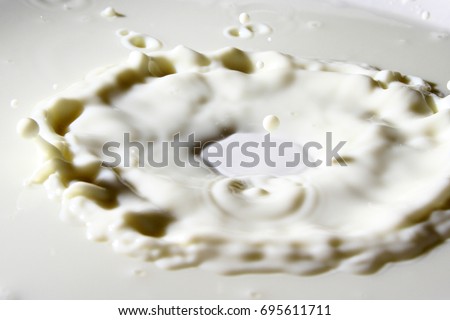 Milk background / Milk is a white liquid produced by the mammary glands of mammals