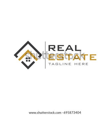 Real estate logo Royalty-Free Stock Photo #695873404