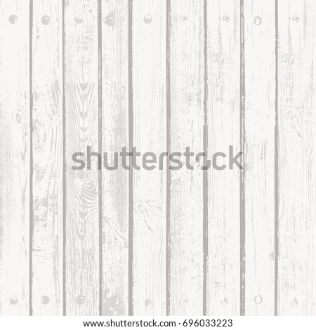 Wooden planks overlay texture for your design. Wood texture backdrop. Shabby chic background. Vector illustration EPS 10. Isolated on white background.