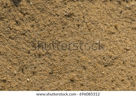 Sand background in close up. Background of sand grains in big close up.