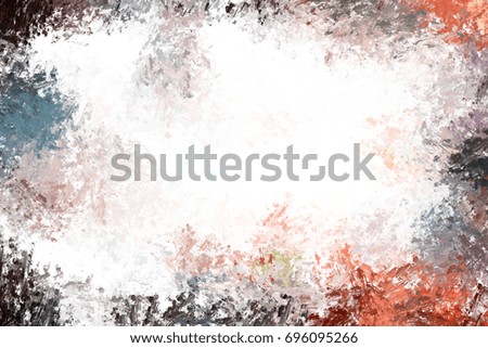 Brushed Painted Abstract Background. Brush stroked painting.