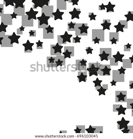 Pattern of stars with place for your text. Abstract background.
