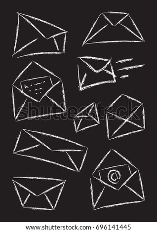 Set Of Envelope Icon