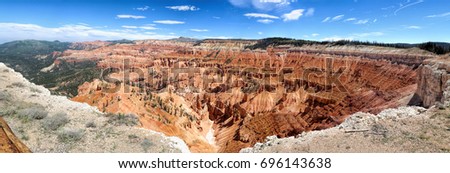 Cedar Breaks National Monument, the view from 10,000 feet high Royalty-Free Stock Photo #696143638