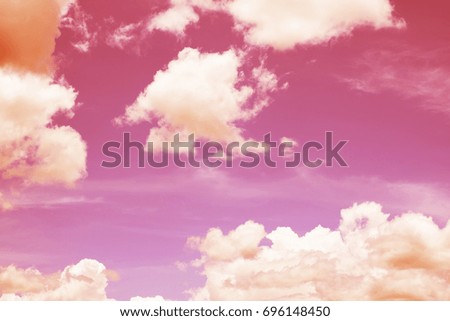 colorful soft clouds on the sky made with gradient and filter for background and postcard.Abstract and pastel color.Blur style.
