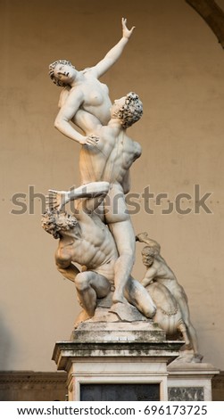Rape of the Sabines - Gianmbologia Signoria Square Lanzi