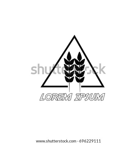 Mountain and pine tree logo