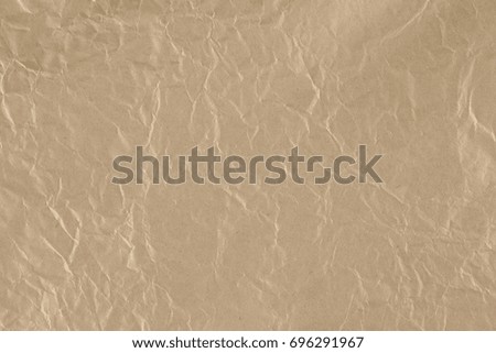 Crinkled brown paper background