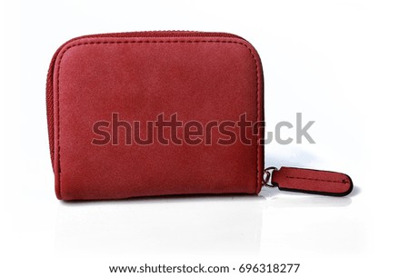 Red Wallet Purse 