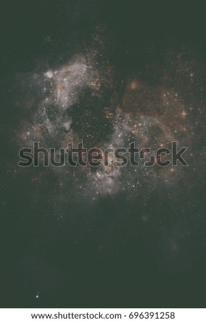 Nebula, galaxy and stars. Abstract science background. Elements of this image furnished by NASA.