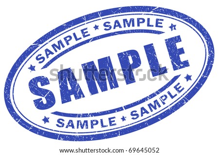 Sample stamp