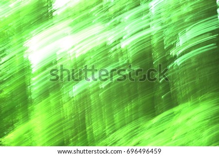 Abstract blurred background with green and white color
