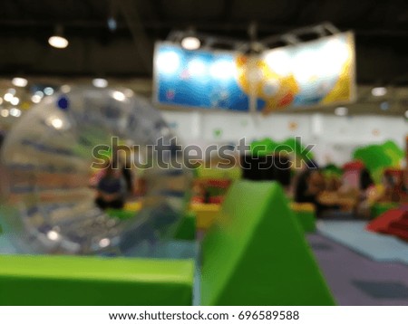 blurred playground for kids