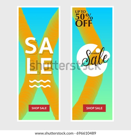 Summer Sale Abstract backgrounds Covers Posters, Flyers and Banner Designs. Vector illustration