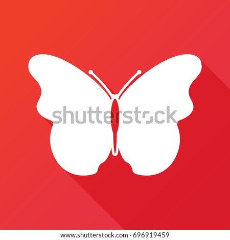 Butterfly vector icon. Beautiful insect sign. Summer symbol. Logo graphic design concept. Logotype, icon, template in web and print