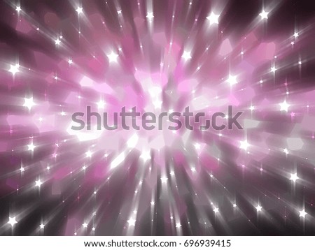Abstract pink background. Explosion star. illustration digital.