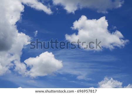 soft clouds on the sky  for background and postcard.Abstract and pastel color.Blur style.
