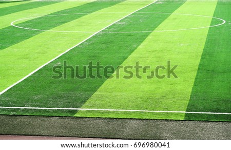 Artificial football field