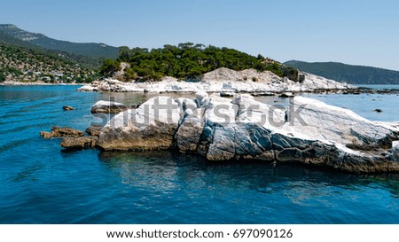 Thassos island. Greece.