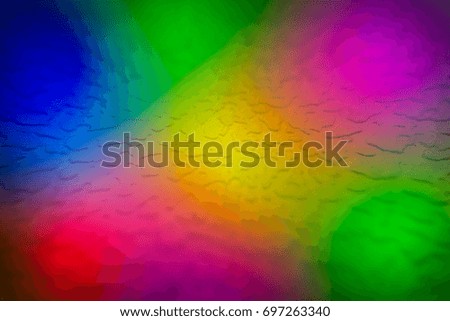 Abstract rainbow light on rough plastic surface background