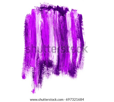 Acrylic lilac brush strokes background