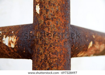 Rusty steel