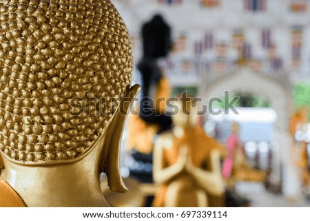 Thai Buddhas in Thai Temple