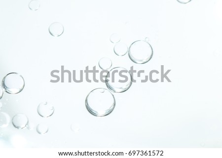 isolated bubbles abstract background Royalty-Free Stock Photo #697361572