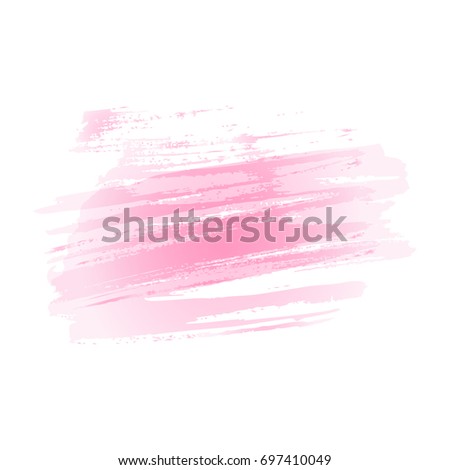 Pink watercolor background. Vector illustration.