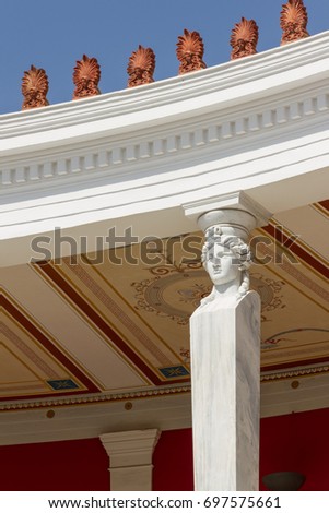 Columns and details of Greece